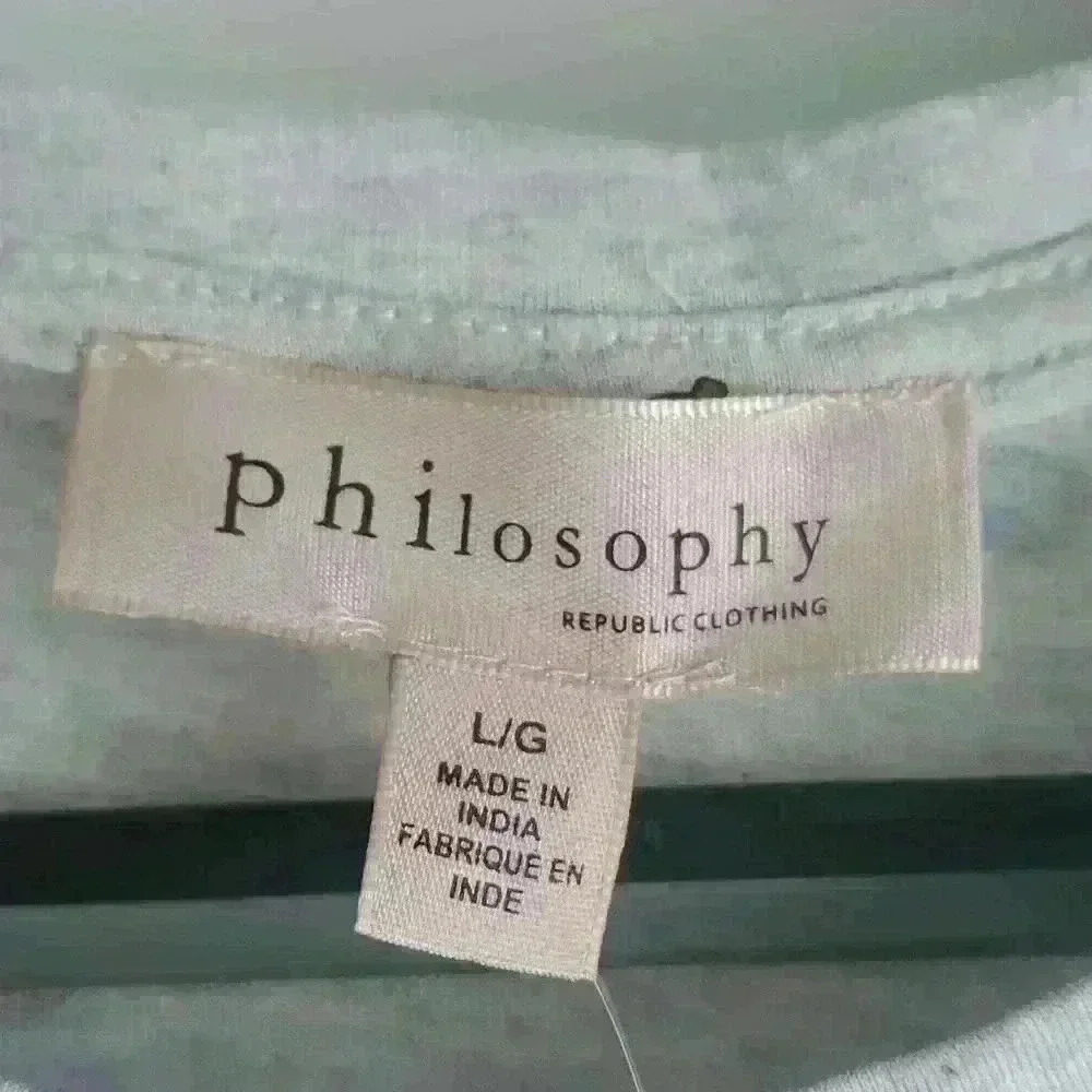 Philosophy Tank Top Sz Lg. - Picture 2 of 5
